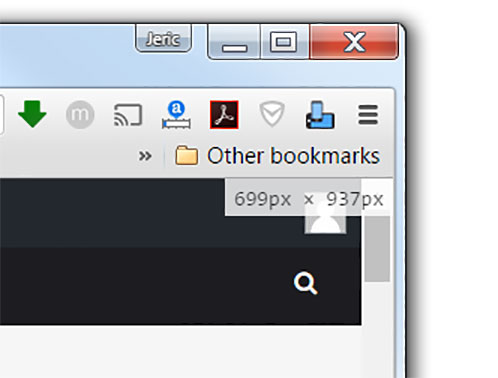 How to fix Chrome Developer tools not showing the correct width (or ...